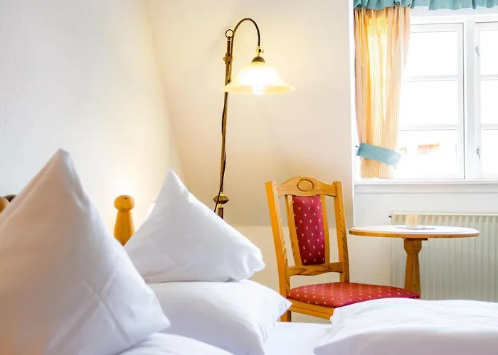 & Restaurant Brauner Hirsch ホテル